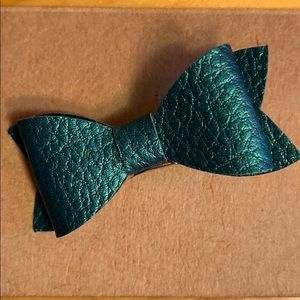 Faux Leather Hairbow